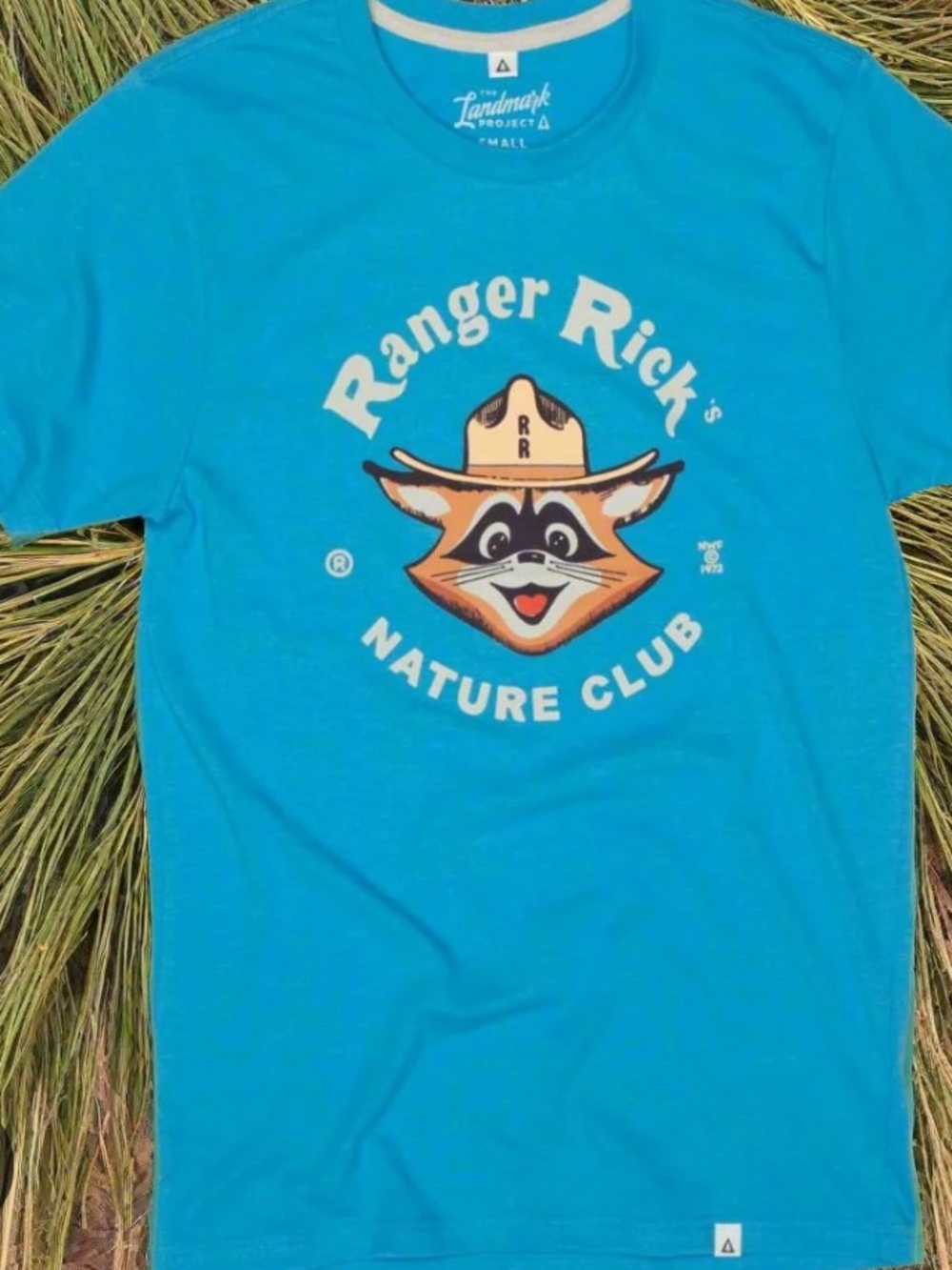 Ranger Rick Nature Club Graphic Tee - Turquoise  Size Large
